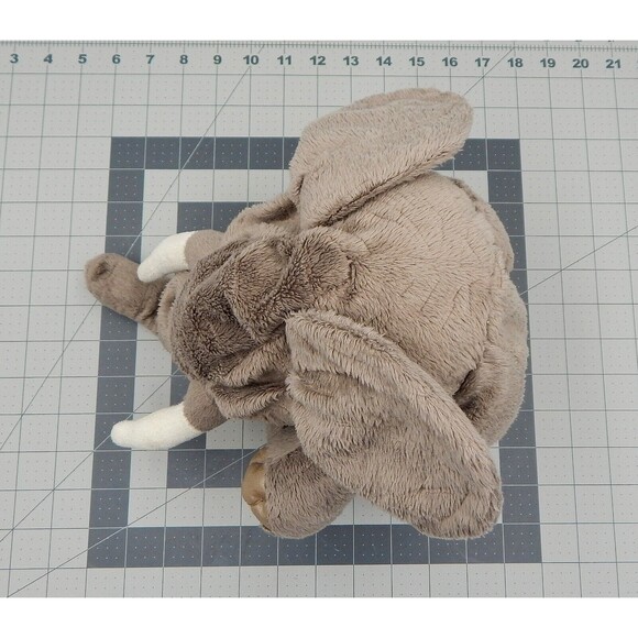 Folkmanis Elephant Stage Puppet Hand Gray Tusks Realistic Plush Trunk Moves - Picture 13 of 16